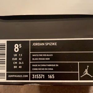 Jordan Spizike size 8.5